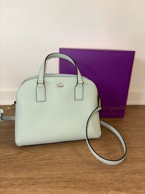 Kate Spade Cameron Street Lottie Crossbody/Satchel Misty Mint. Used.